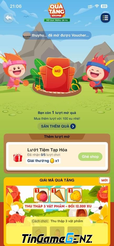 Chơi game Shopee trên máy tính, iPhone để nhận 100.000 xu mỗi ngày