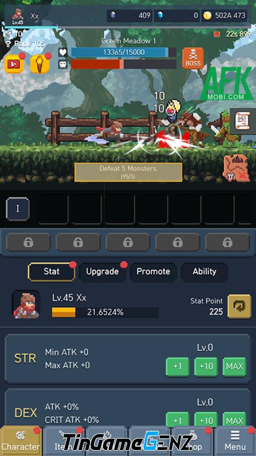 Chơi vai hiệp sĩ quỷ hóa trong The Demonized: Idle RPG