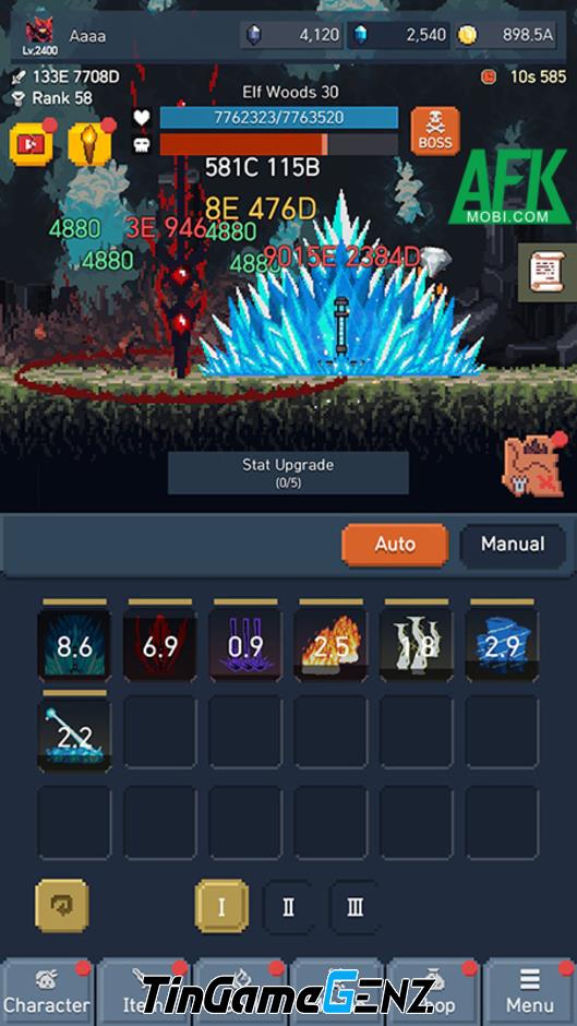 Chơi vai hiệp sĩ quỷ hóa trong The Demonized: Idle RPG