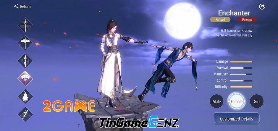 Class tốt nhất trong game MMORPG Thiên Nhai Minh Nguyệt Đao Mobile là gì?