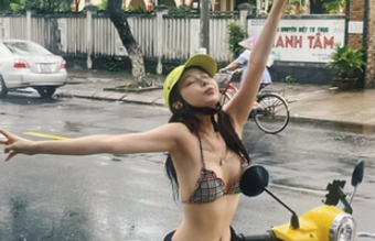 "Cô Gái Xinh Đẹp Trong Bikini Gây Chao Đảo Giữa Phố Xá: Trang Phục Gợi Cảm Nhưng Gây Tranh Cãi"