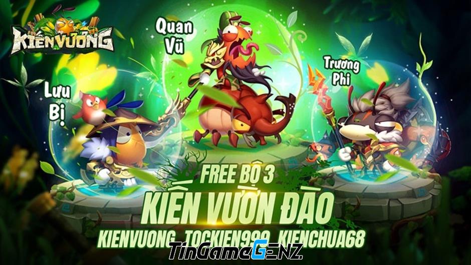 Code game Kiến Vương 3Q tháng 7/2024: Hướng dẫn cách nhập mã code mới nhất