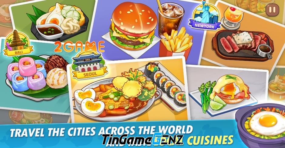 Com2uS giới thiệu game BTS Cooking On: Tựa game mới cực chill