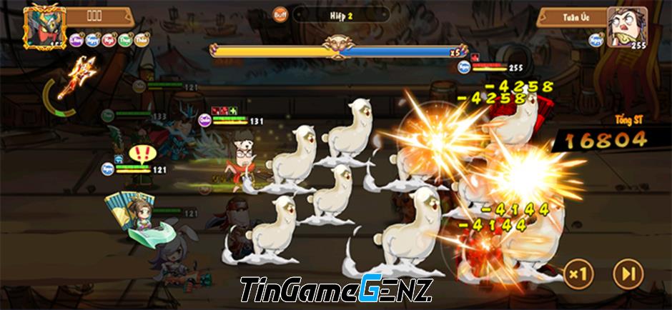 Cộng đồng 3Q Tí Nị khen ngợi game mới, chuyển sang máy chủ Hàn để kiểm tra tướng.