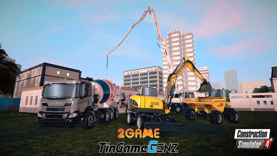 Construction Simulator 4 sẽ ra mắt trên mobile vào tháng 5/2024