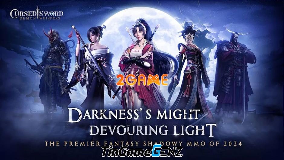 Cung cấp game MMORPG mới với tên gọi Cursed Sword: Demon Whispers - thế giới thần thoại fantasy