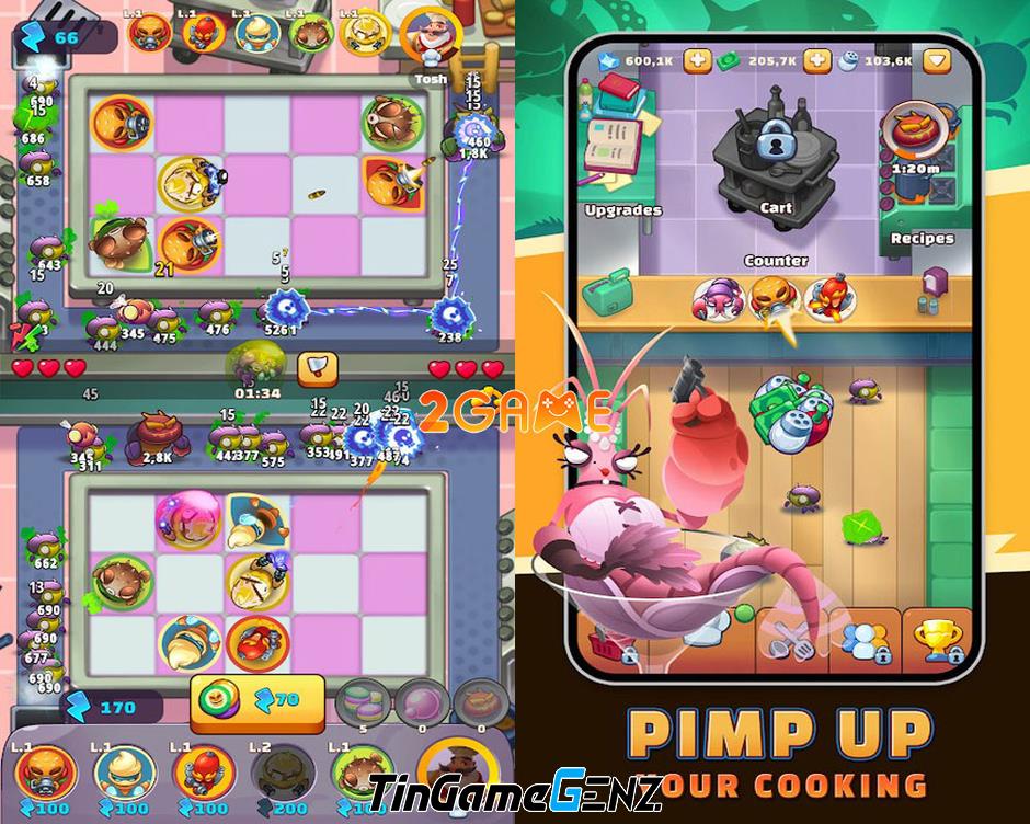 Cuộc chiến ẩm thực vui nhộn trong game Food Fight TD: Tower Defense