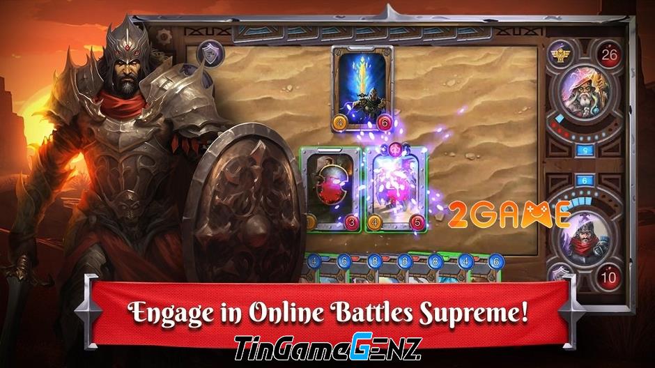 Cuộc chiến anh hùng huyền thoại trong Dawn Of Persia: Card Battle