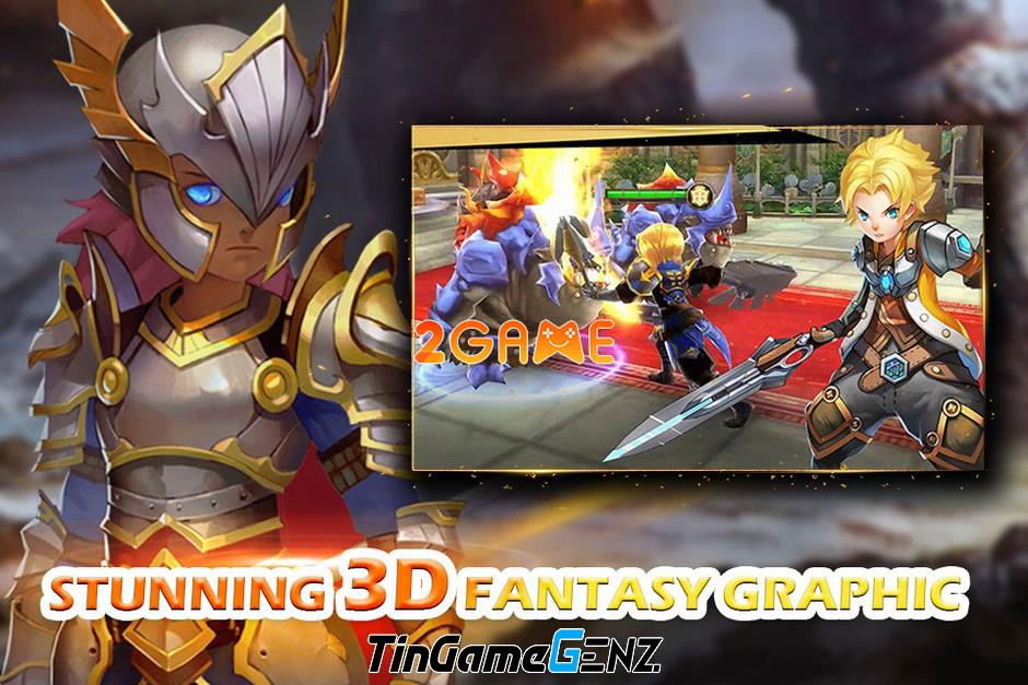 Cuộc chiến thần thoại giữa người và yêu ma trong game nhập vai The Legend of Guardians.