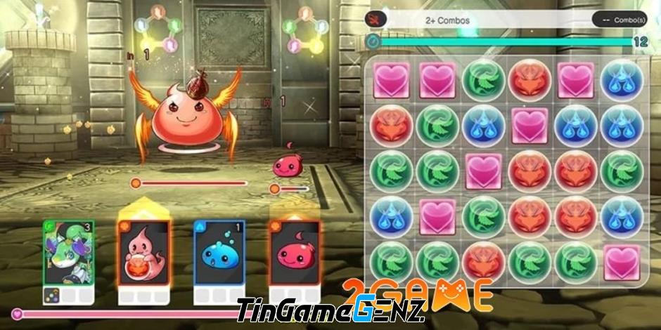 Cuộc phiêu lưu Puzzle & Dragons Story với trận đấu match 3 khó hiểu