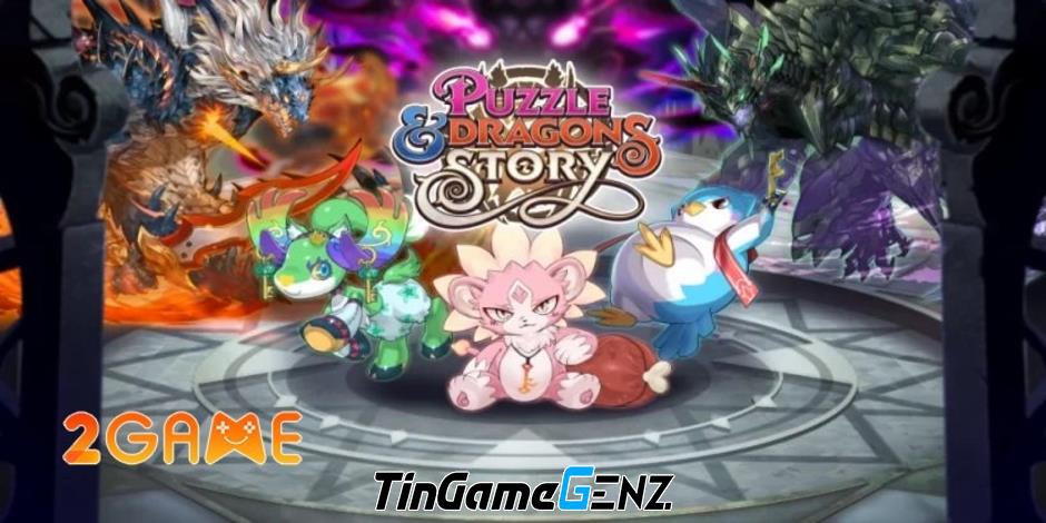 Cuộc phiêu lưu Puzzle & Dragons Story với trận đấu match 3 khó hiểu