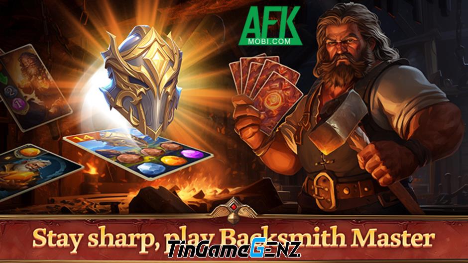 Cuộc thi Blacksmith Master: Thợ rèn và so tài rèn trang bị cho game thủ