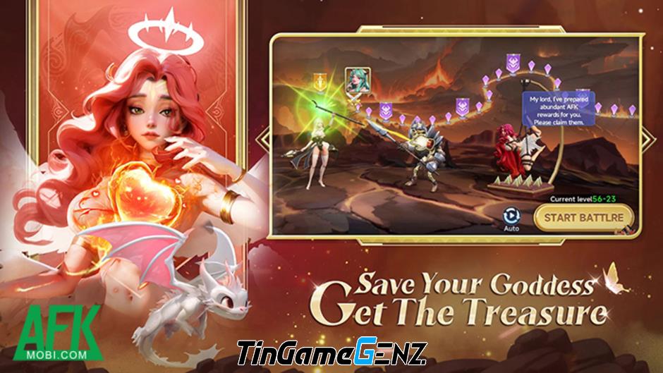 Cứu vương quốc cùng các nữ thần xinh đẹp trong Summoners Kingdom: Goddess