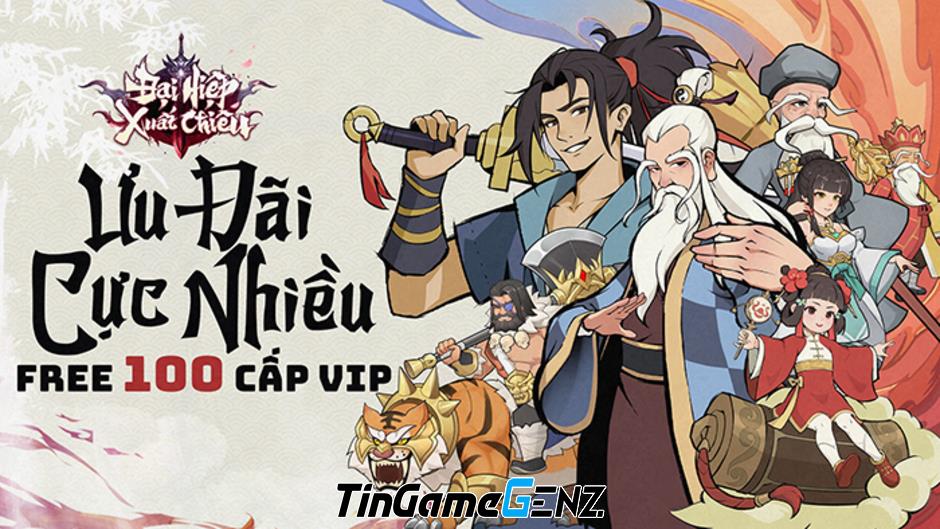 "Đại Hiệp Xuất Chiêu: Game Đấu Tướng Chiến Thuật Màn Hình Ngang Chính Thức Ra Mắt - Khám Phá Ngay!"