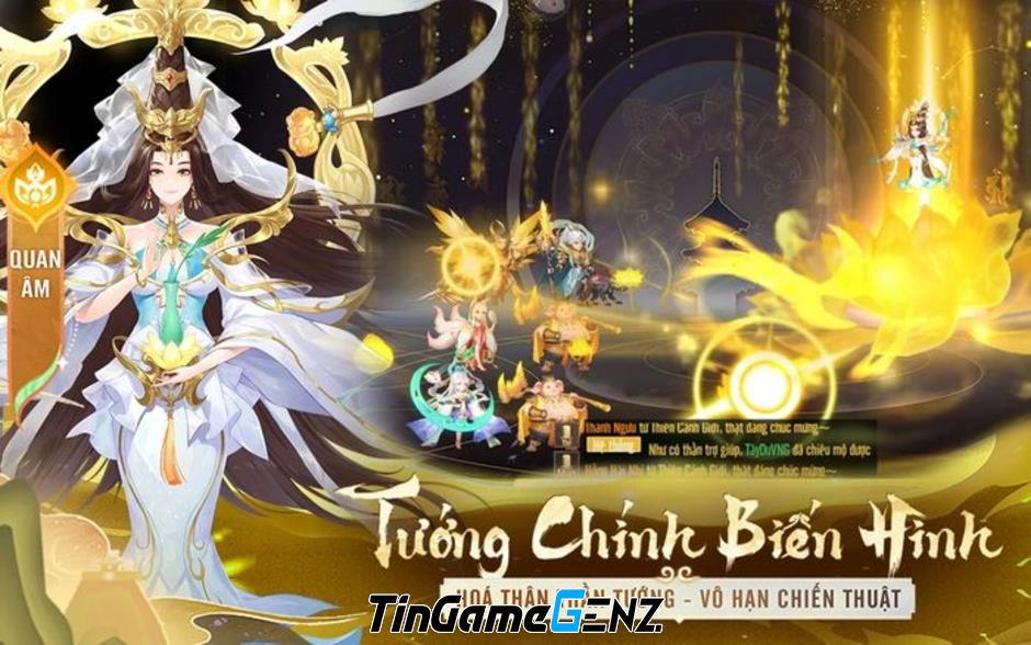 Đại Náo Tam Giới Tây Du Ký: Game thẻ tướng chiến thuật Tây Du VNG mở đăng ký trước trên di động.