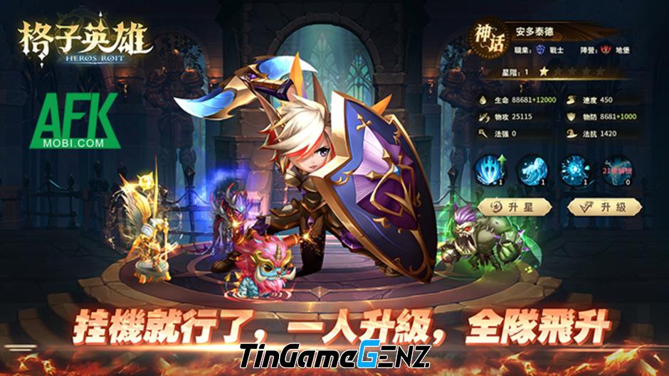 Dẫn dắt anh hùng cứu thế giới trước ngày tận thế trong Magic Heros