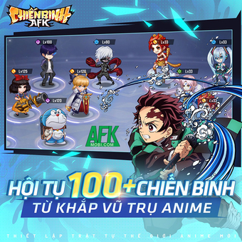 Đăng ký sớm game anime Chiến Binh AFK đa vũ trụ