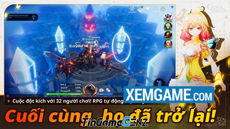 Đăng ký trước Crystal Knights - game thu thập thẻ tướng đồ họa đẹp mắt