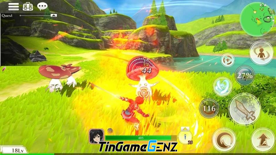 Đăng ký trước game nhập vai thế giới mở anime METRIA trên Android và iOS