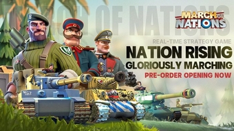 "Đăng Ký Trước Ngay Hôm Nay: March of Nations - Game Chiến Tranh Hình Ảnh Hoạt Hình Đầy Hấp Dẫn"