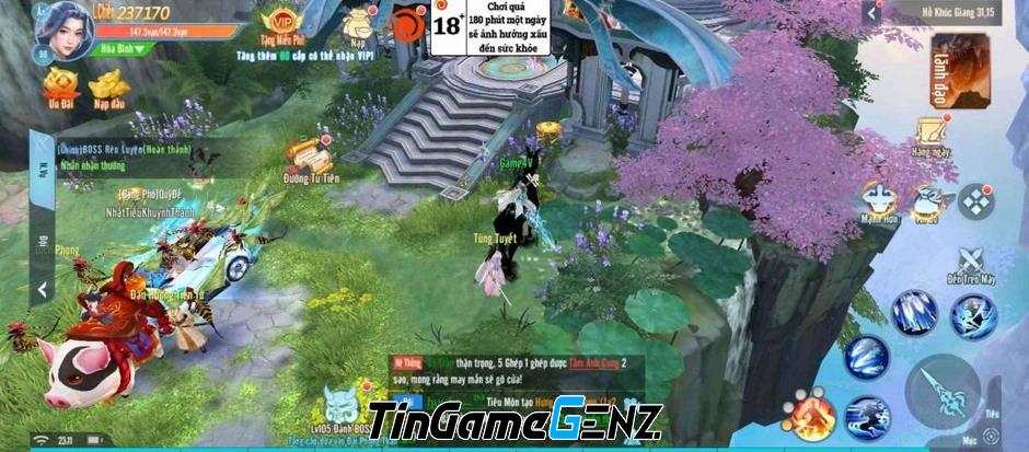 Đánh giá game Kiếm Vũ Thiên Hành Ca của Funtap - MMORPG kiếm hiệp VN