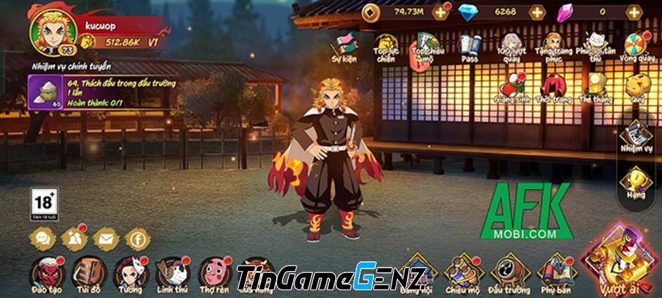 Đánh giá game mobile Hơi Thở Mặt Trời: Không thể bỏ qua cho fan Demon Slayer!