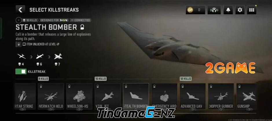 Danh sách Killstreaks sử dụng trong game COD Warzone Mobile