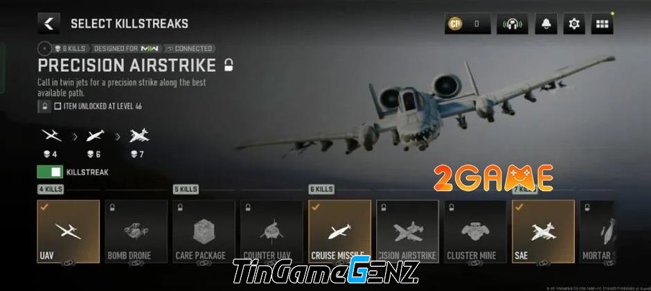 Danh sách Killstreaks sử dụng trong game COD Warzone Mobile