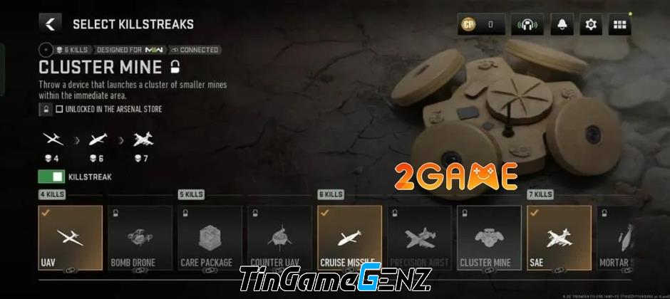 Danh sách Killstreaks sử dụng trong game COD Warzone Mobile