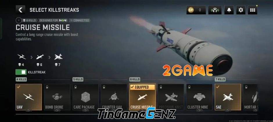 Danh sách Killstreaks sử dụng trong game COD Warzone Mobile