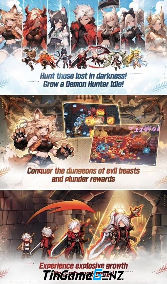 Demon Hunter Idle - Game hành động RPG mới đã mở Đăng ký trước trên Google Play Store.