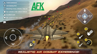 Điều khiển phi cơ chiến đấu trên không trong game AeroMayhem PvP: Air Combat Ace