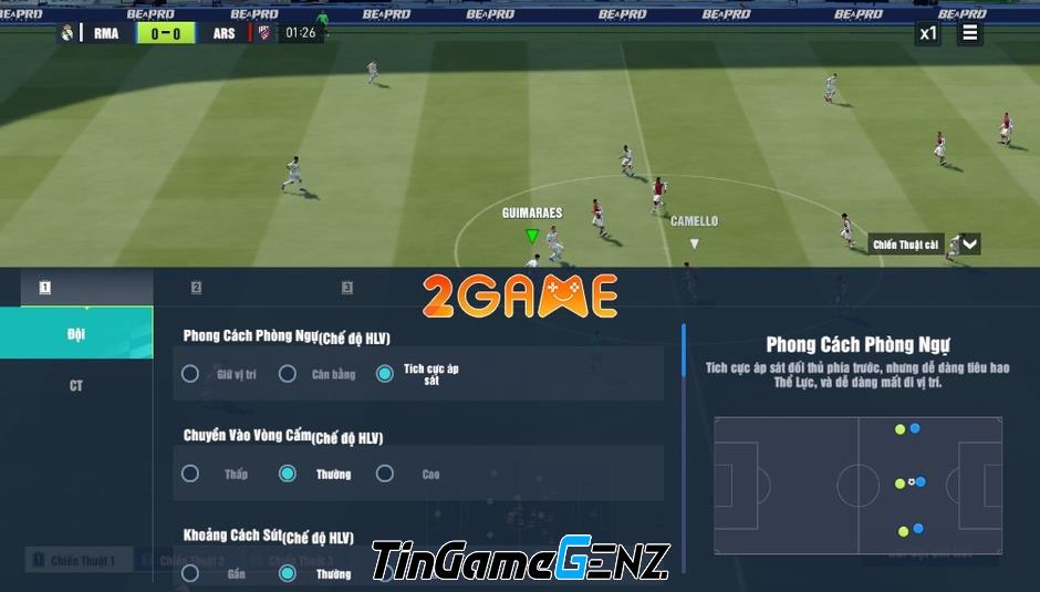 Đỉnh cao với Be a Pro Football – Game bóng đá từ VTC