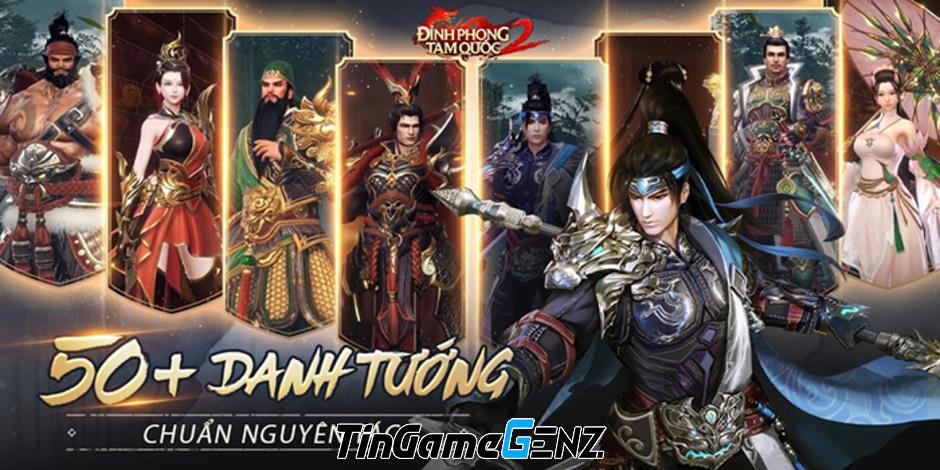 Đỉnh Phong 2 tổ chức đua Top nhận hiện vật khủng trong game Tân Tam Quốc