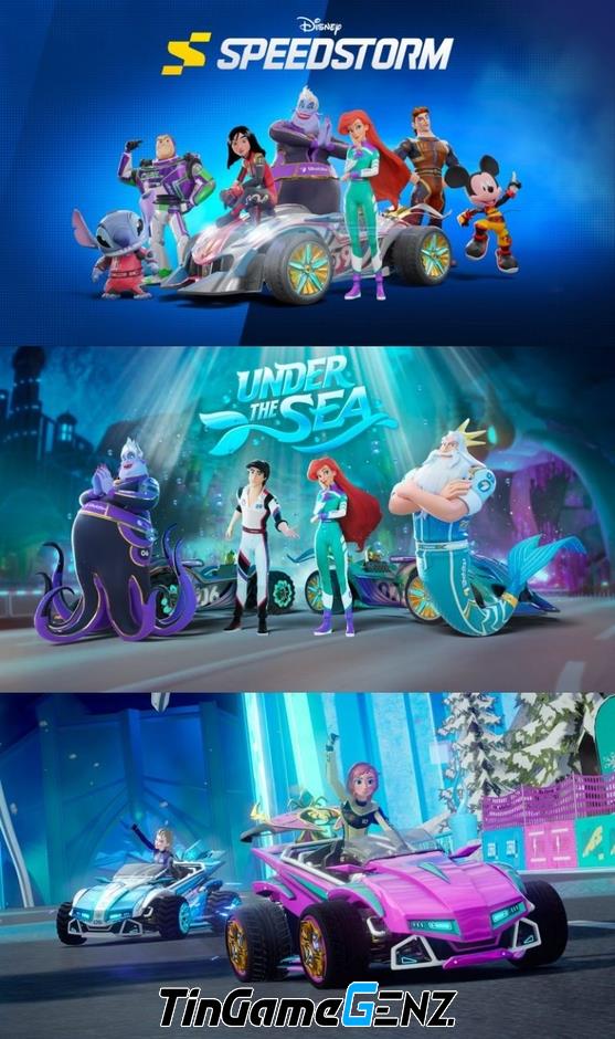 Disney Speedstorm: Cuộc đua với nhân vật hoạt hình Disney ưa thích