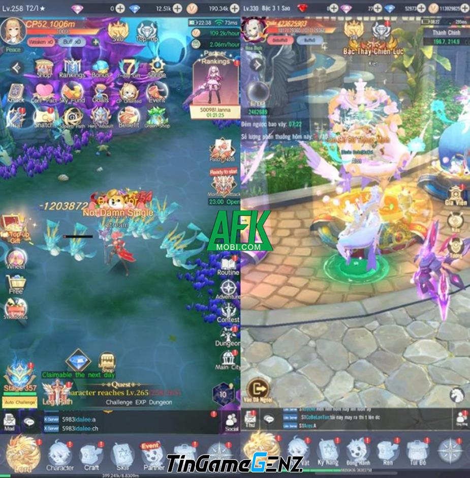 Đồ họa anime Dragon Song: Hội Săn Rồng đẹp và hấp dẫn hơn cả game