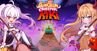 Dọn rác hầm ngục trong trò chơi Dungeon Sweeper KiKi