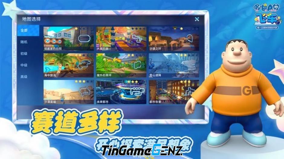 Doraemon và Nobita đua xe tốc độ trong game mobile mới Doraemon Speed cùng Mèo ú