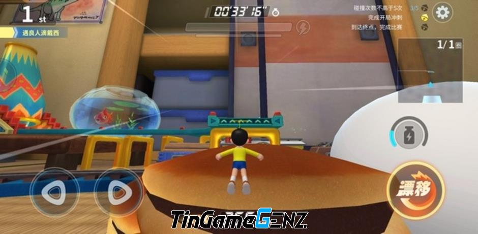 Doraemon và Nobita đua xe tốc độ trong game mobile mới Doraemon Speed cùng Mèo ú