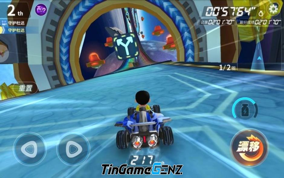 Doraemon và Nobita đua xe tốc độ trong game mobile mới Doraemon Speed cùng Mèo ú