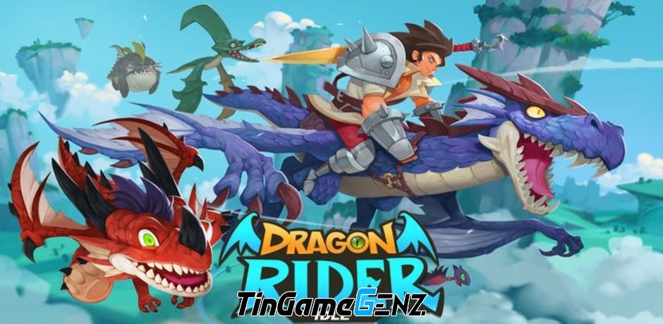 Dragon Rider Idle - Game RPG hành động khám phá thế giới rồng trên di động