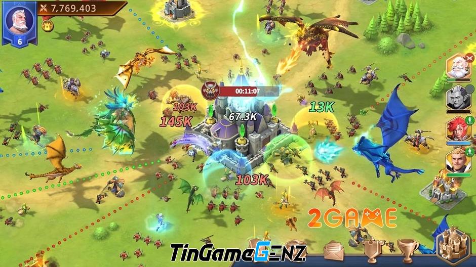 Dragon Siege: Kingdom Conquest - Game chiến thuật nuôi rồng ra mắt toàn cầu