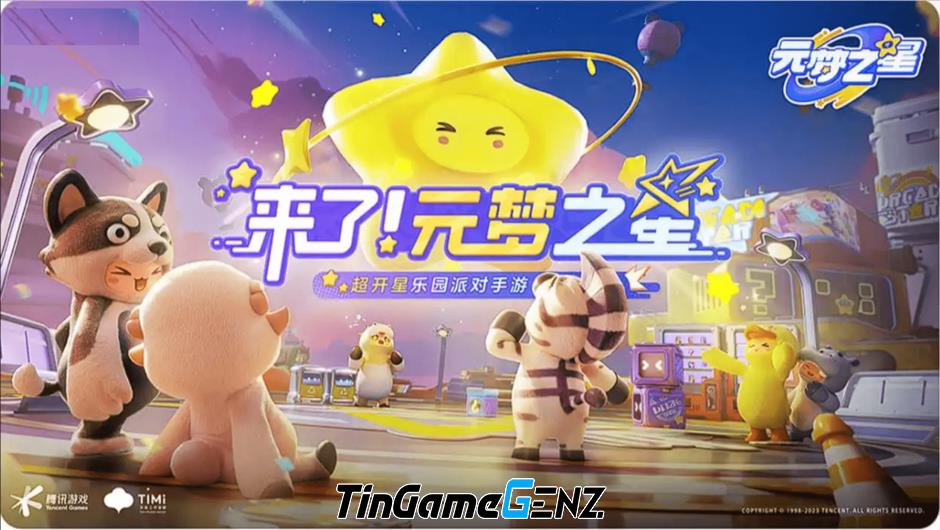 DreamStar - Trò chơi ra mắt bởi Tencent cạnh tranh với Eggy Party - Tựa game của NetEase.