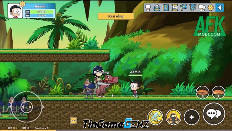 Dự án game nhập vai Mèo Máy Online chủ đề Doraemon, sản xuất bởi người Việt