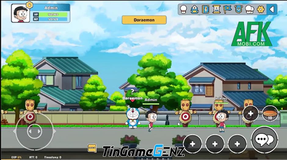 Dự án game nhập vai Mèo Máy Online chủ đề Doraemon, sản xuất bởi người Việt