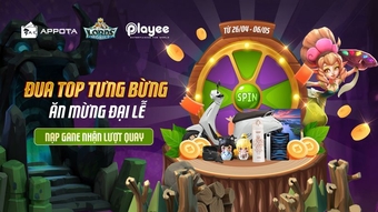 Đua Top, Ăn Mừng Đại Lễ: Nhận X2 quà từ Lords Mobile và AppotaPay