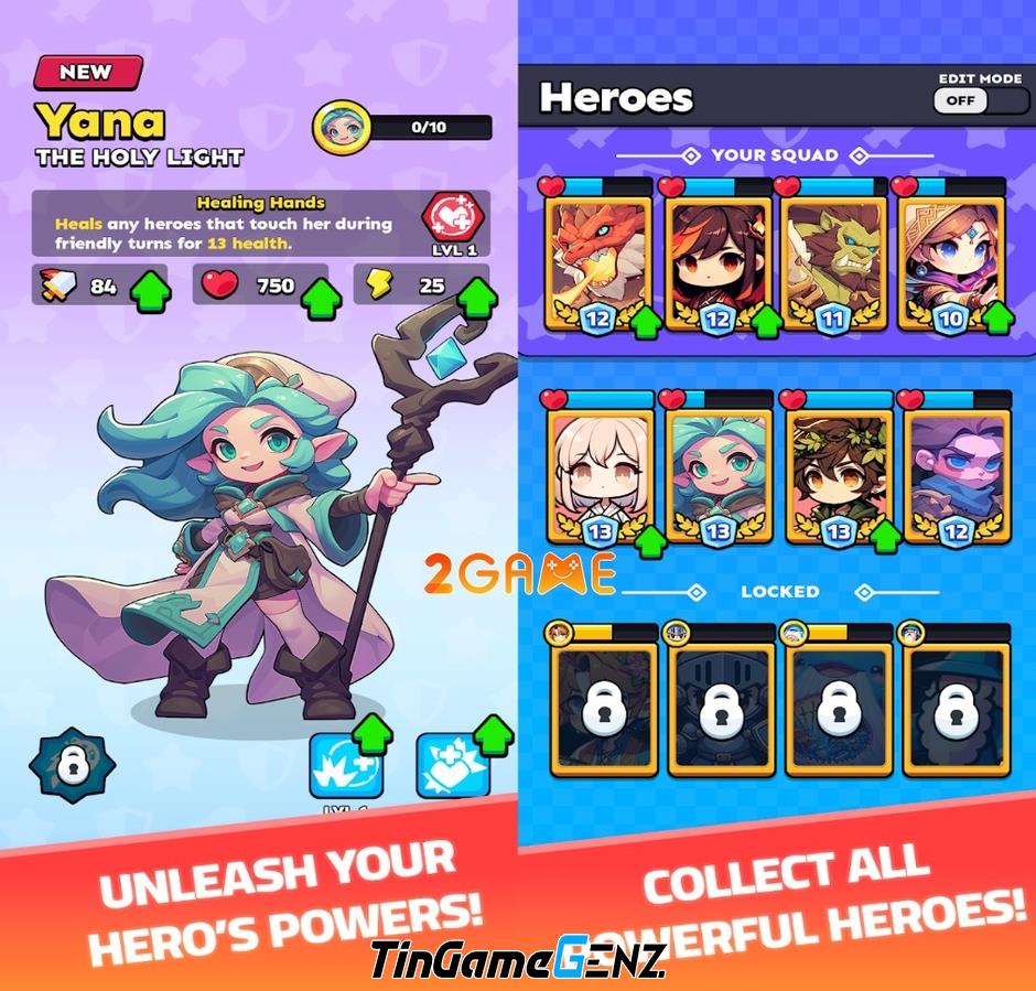 Dungeon Heroes: Game nhập vai bắn bi cuốn hút