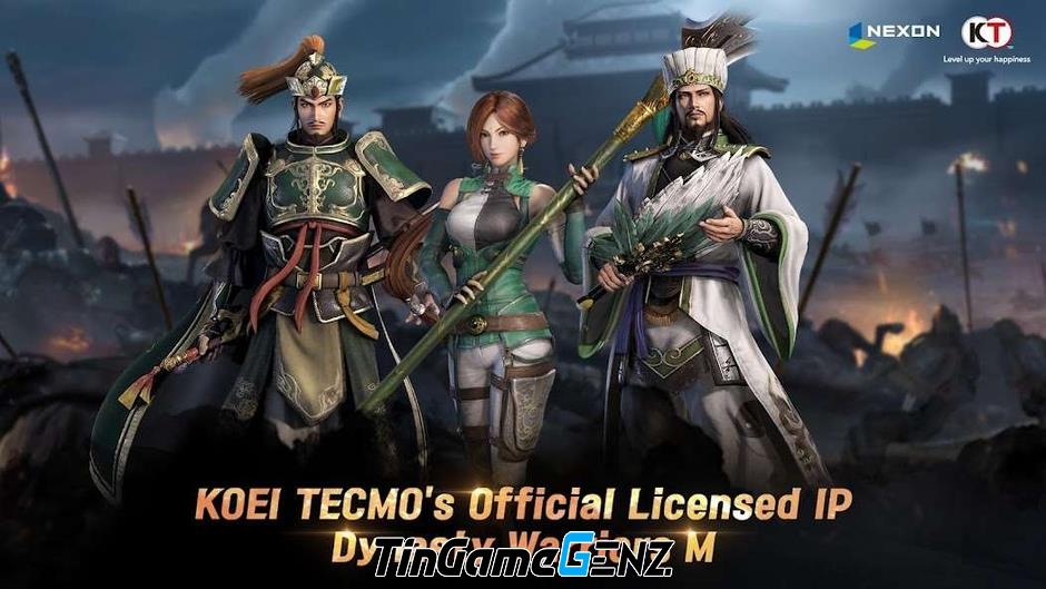 Dynasty Warriors M - Sản phẩm mới từ Nexon cho thương hiệu nổi tiếng