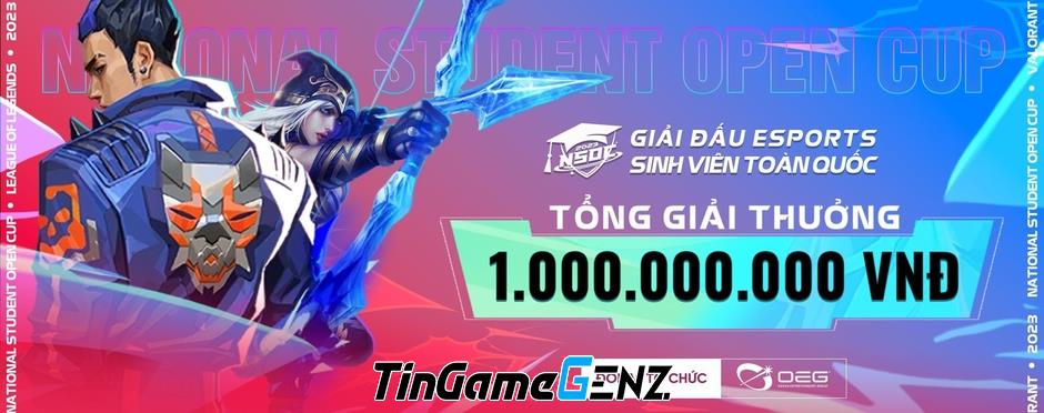 Esports dành riêng cho sinh viên - NSOC 2023: Những số liệu đáng kinh ngạc