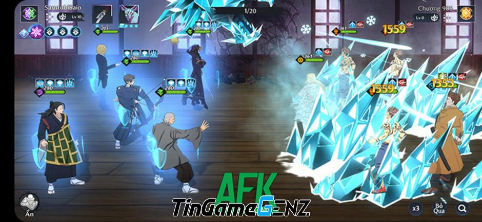 Fan Jujutsu Kaisen mê mải trải nghiệm game Lời Nguyền Quỷ Dữ – Khởi Nguyên Chú Thuật.